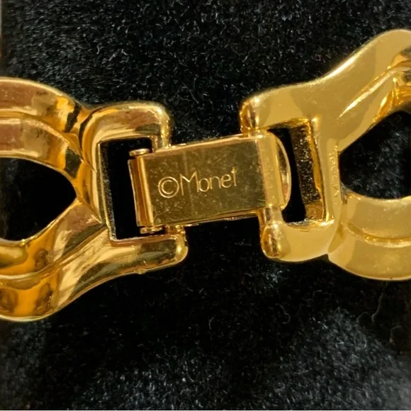 Monet Gold Double Link Bracelet - Picture 4 of 4